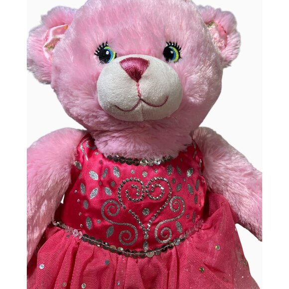 Build-A-Bear Workshop Pink Princess Bear With Disney Princess Dress - Picture 5 of 15